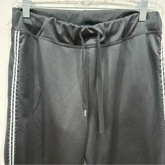 Sundry black jogger pants with white stripes on side 2 - Picture 4 of 9